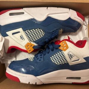 Jordan Women's Shoes Blue Red White